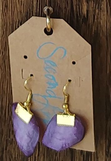 Redfish scale earrings