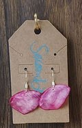 Redfish scale earrings