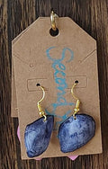 Redfish scale earrings