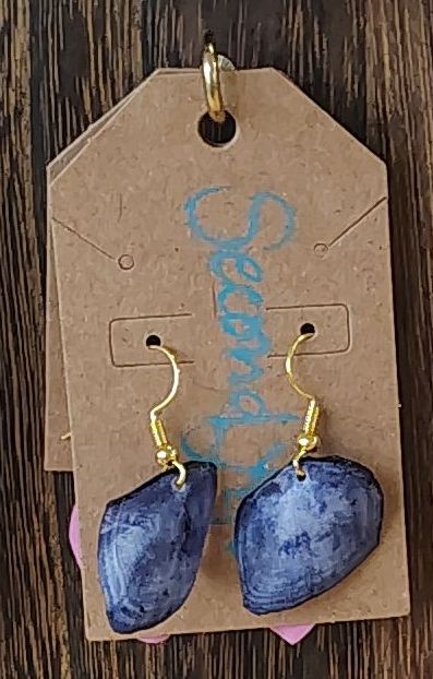 Redfish scale earrings