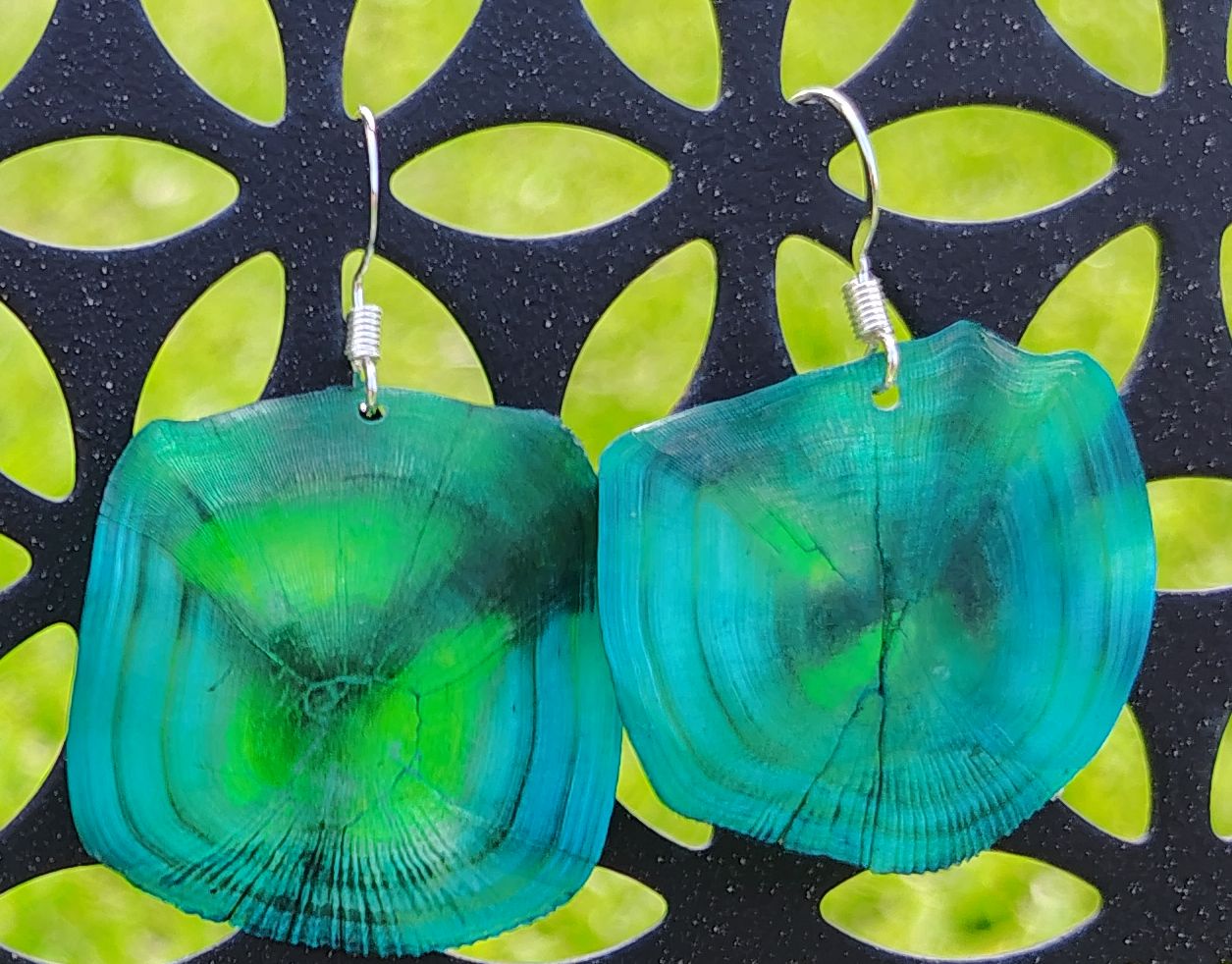 Redfish scale earrings